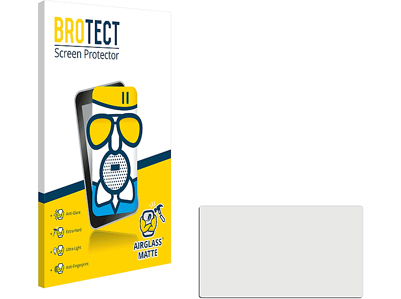 BROTECT Airglass matte Schutzfolie(für Universal 10.2 cm (4 Zoll) [89 x 50.2 mm])