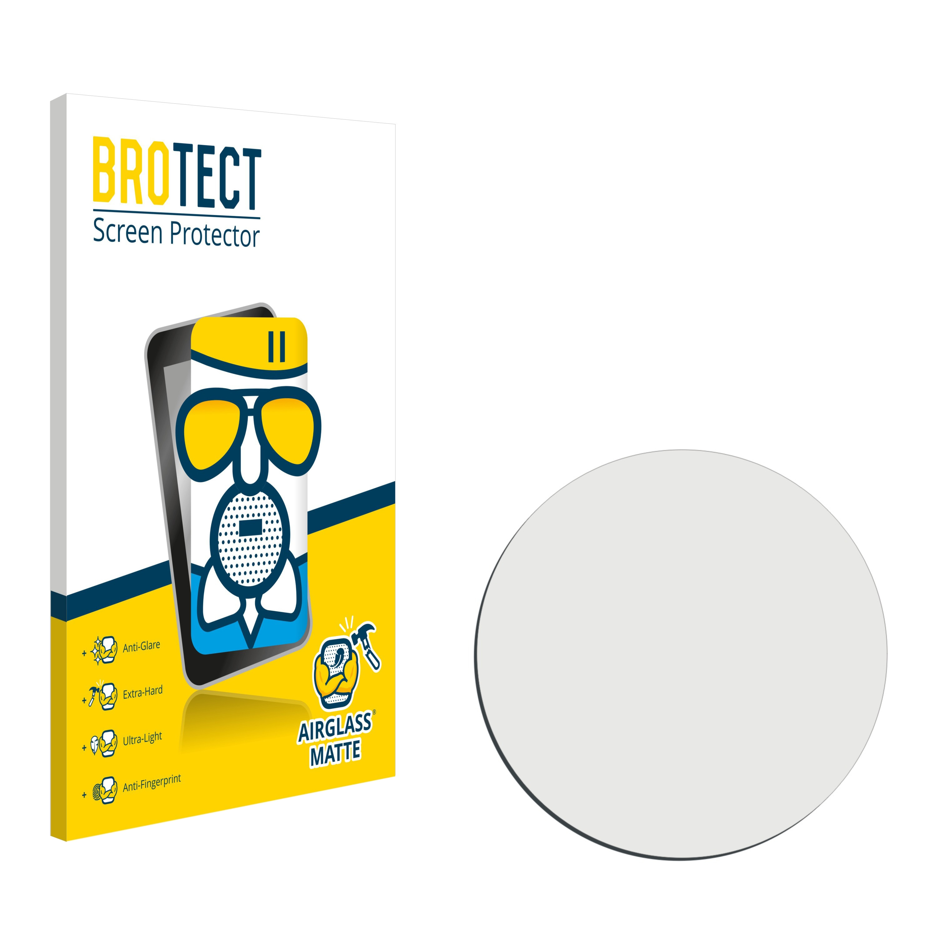 BROTECT Airglass Pro) D2 Garmin matte Schutzfolie(für Mach1