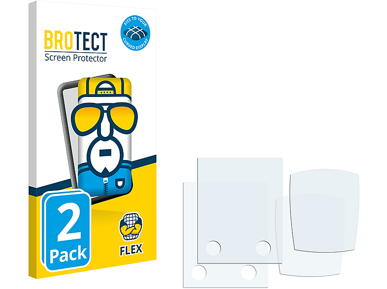 3D Curved PeakTech P Flex 2x Full-Cover 3435) BROTECT Schutzfolie(für