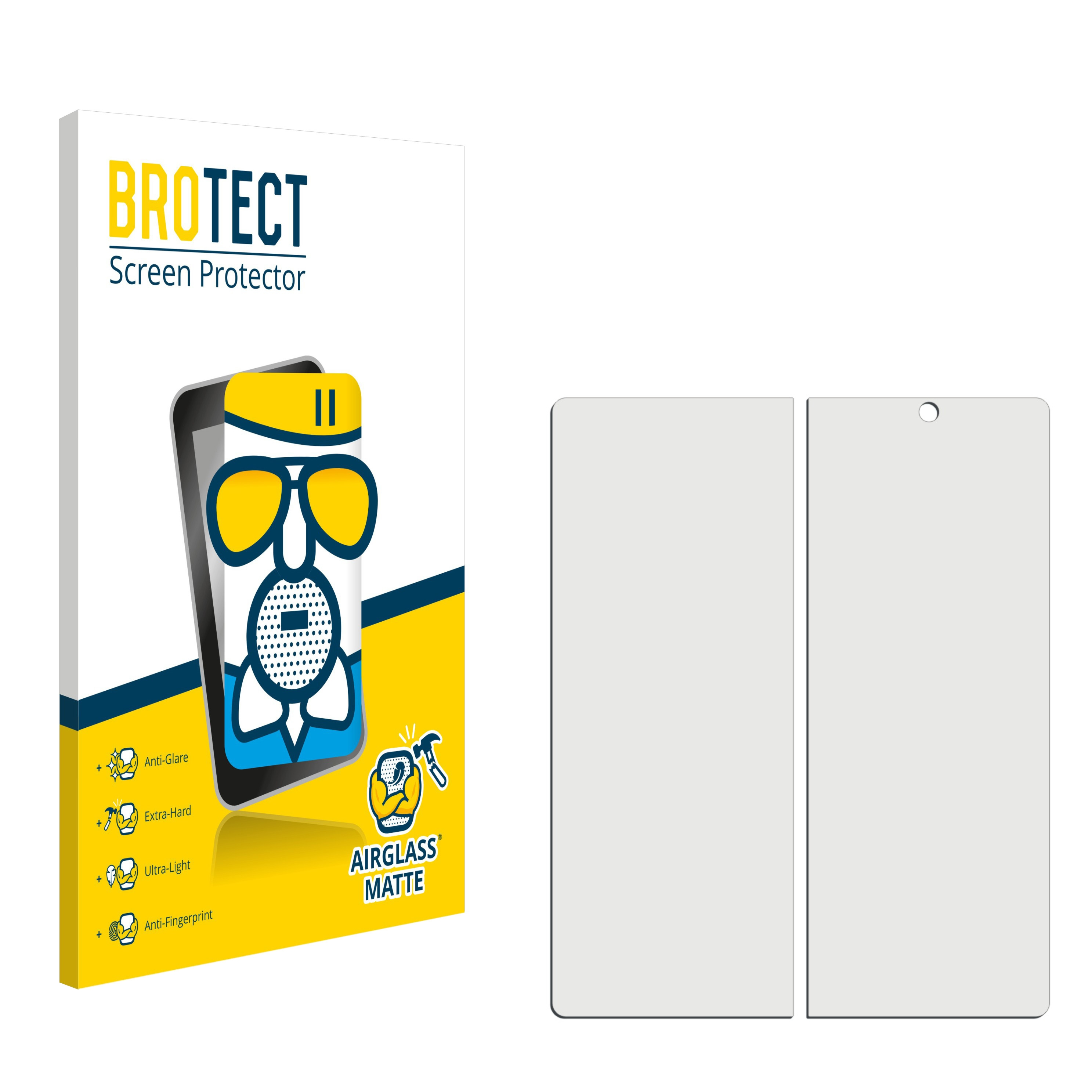BROTECT Airglass matte Schutzfolie(für Z Galaxy 3 Fold 5G) Samsung