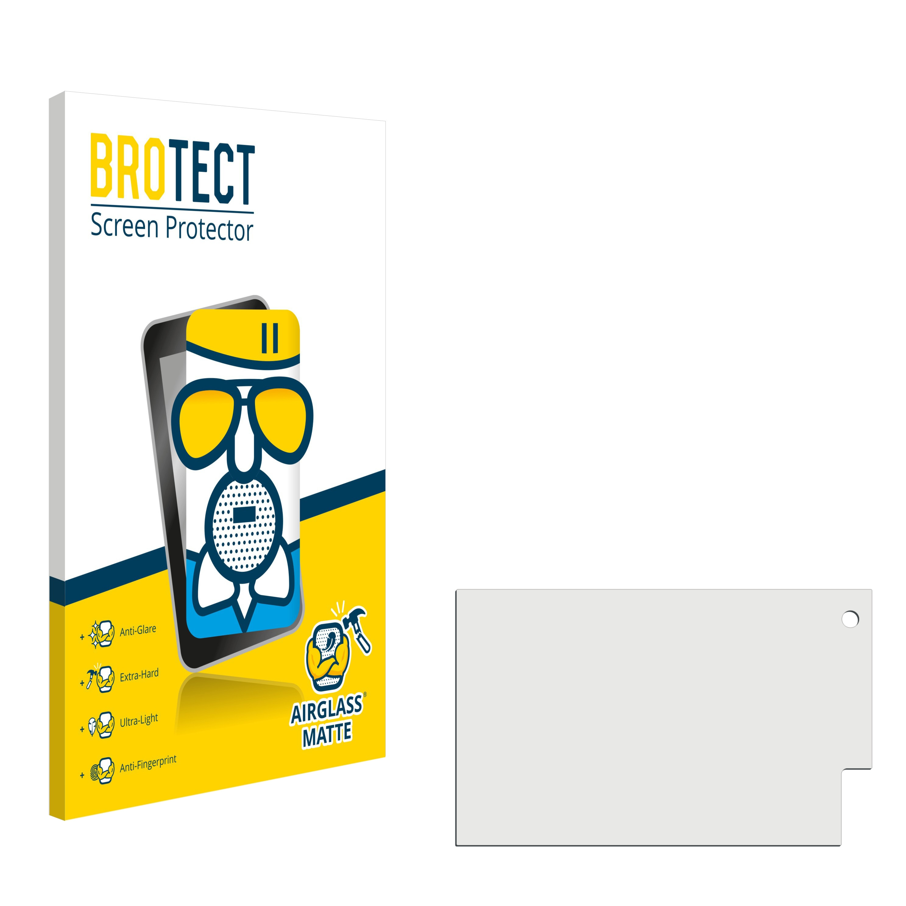 BROTECT Airglass matte Schutzfolie(für Garmin GPSMAP 722)