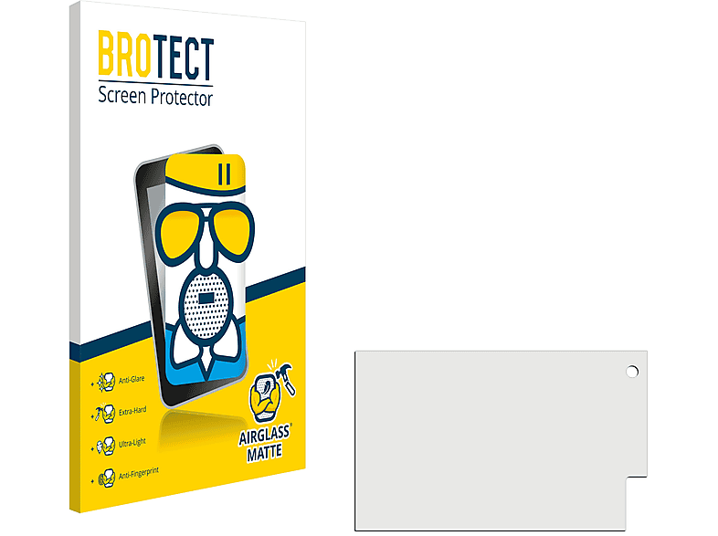 Airglass 722 matte Plus) Schutzfolie(für BROTECT GPSMAP Garmin