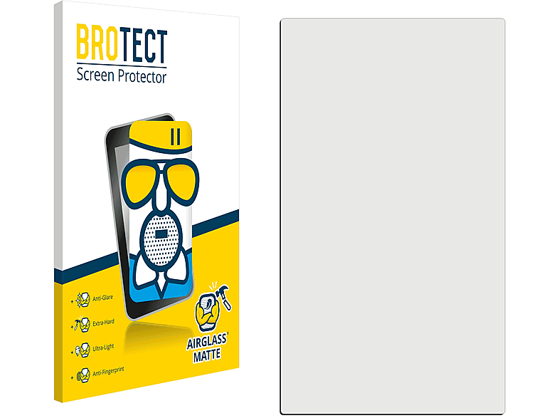 BROTECT Airglass matte Schutzfolie(für Casio FX-CP400 ClassPad II)