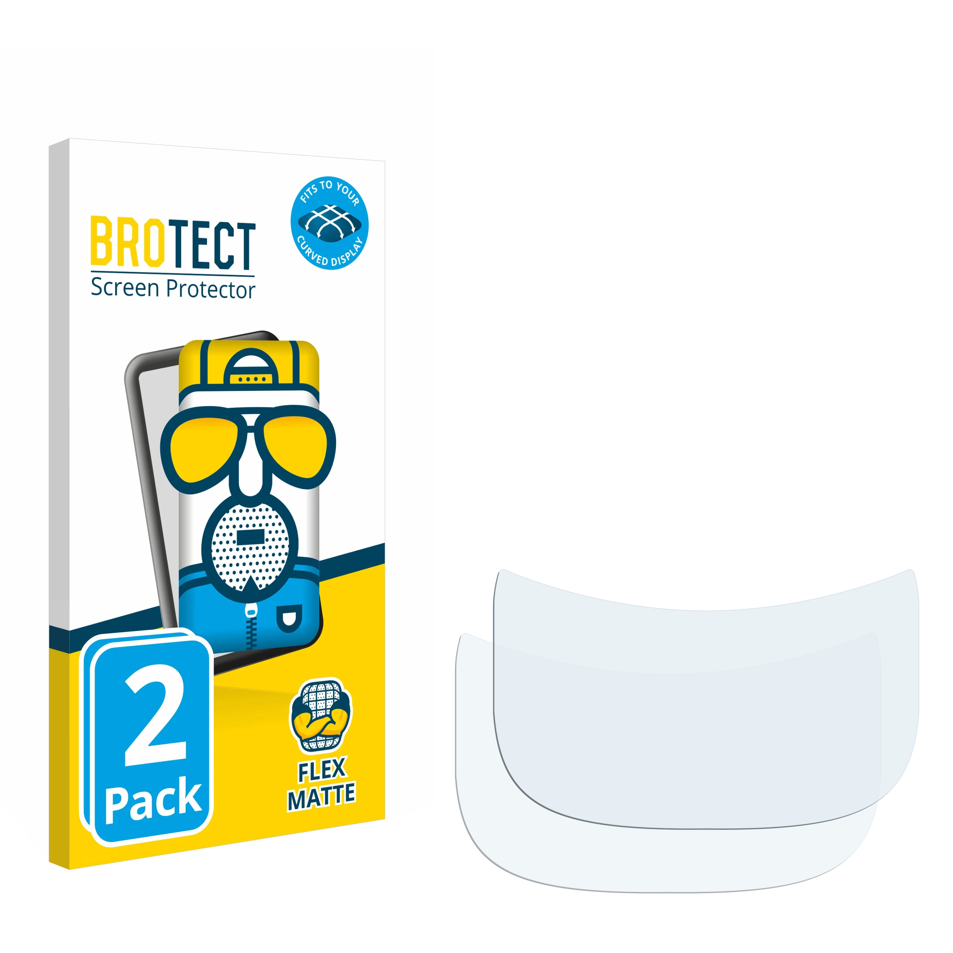 BROTECT 2x Flex matt Full-Cover Curved Tiksounds X15) 3D Schutzfolie(für