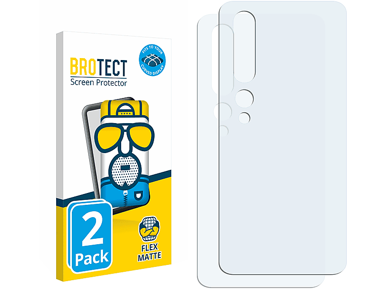 BROTECT 2x Full-Cover 3D 10 Schutzfolie(für Mi Flex Curved Pro) Xiaomi matt