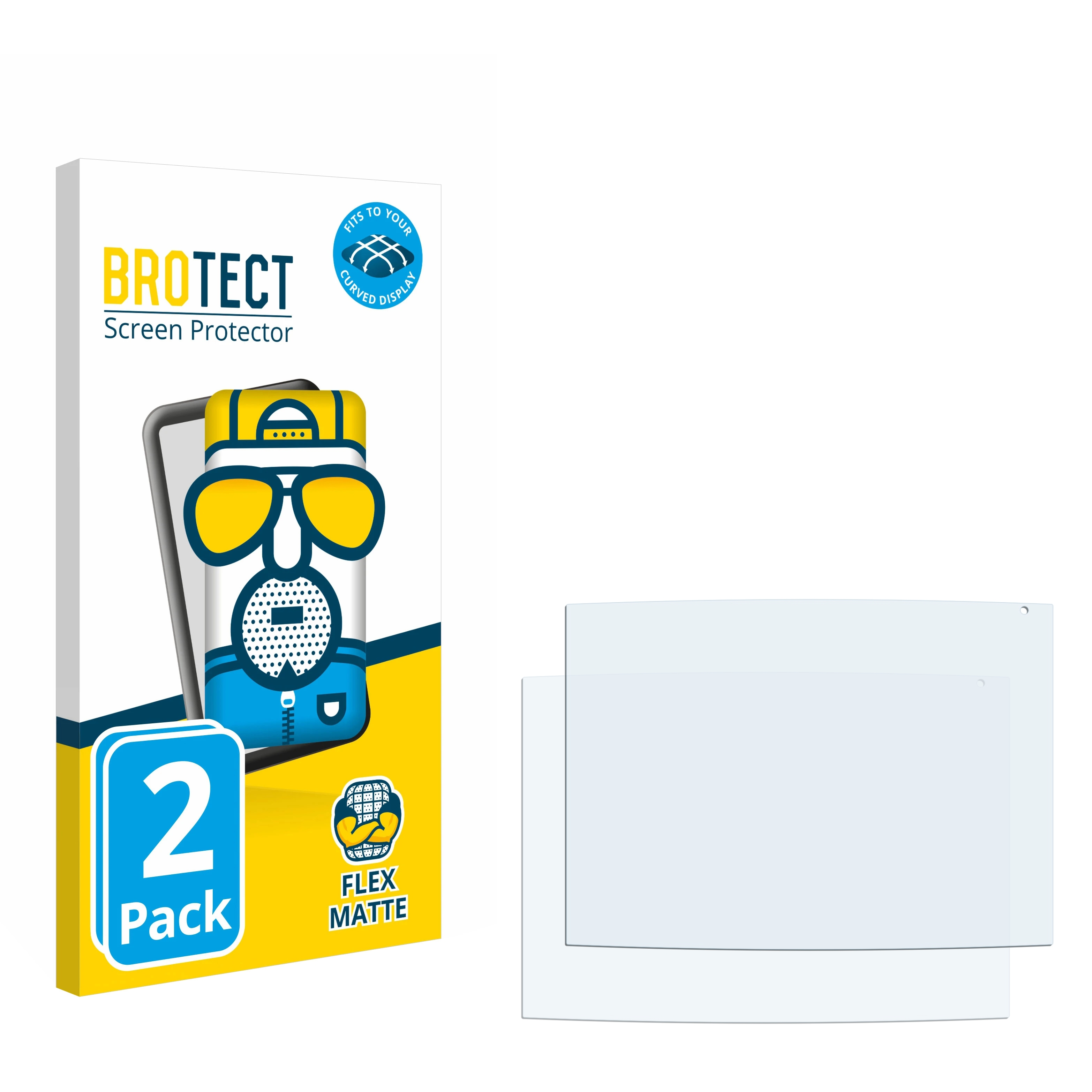 BROTECT Full-Cover Schutzfolie(für Motorola Flex 2x 3D Curved matt MBP855SCONNECT)