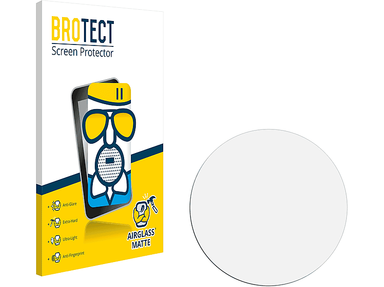 BROTECT Airglass matte Schutzfolie(für Universal 59 (Kreisrund, ø: Armbanduhren mm))