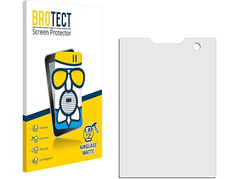 Airglass BROTECT matte Schutzfolie(für P5) Uniwa