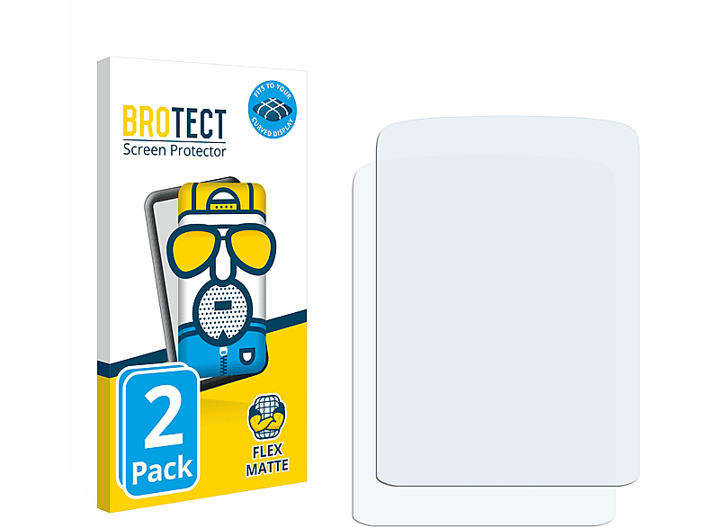 wertlos BROTECT 2x Flex matt Curved 3D igpsport 20E) Full-Cover Schutzfolie(für