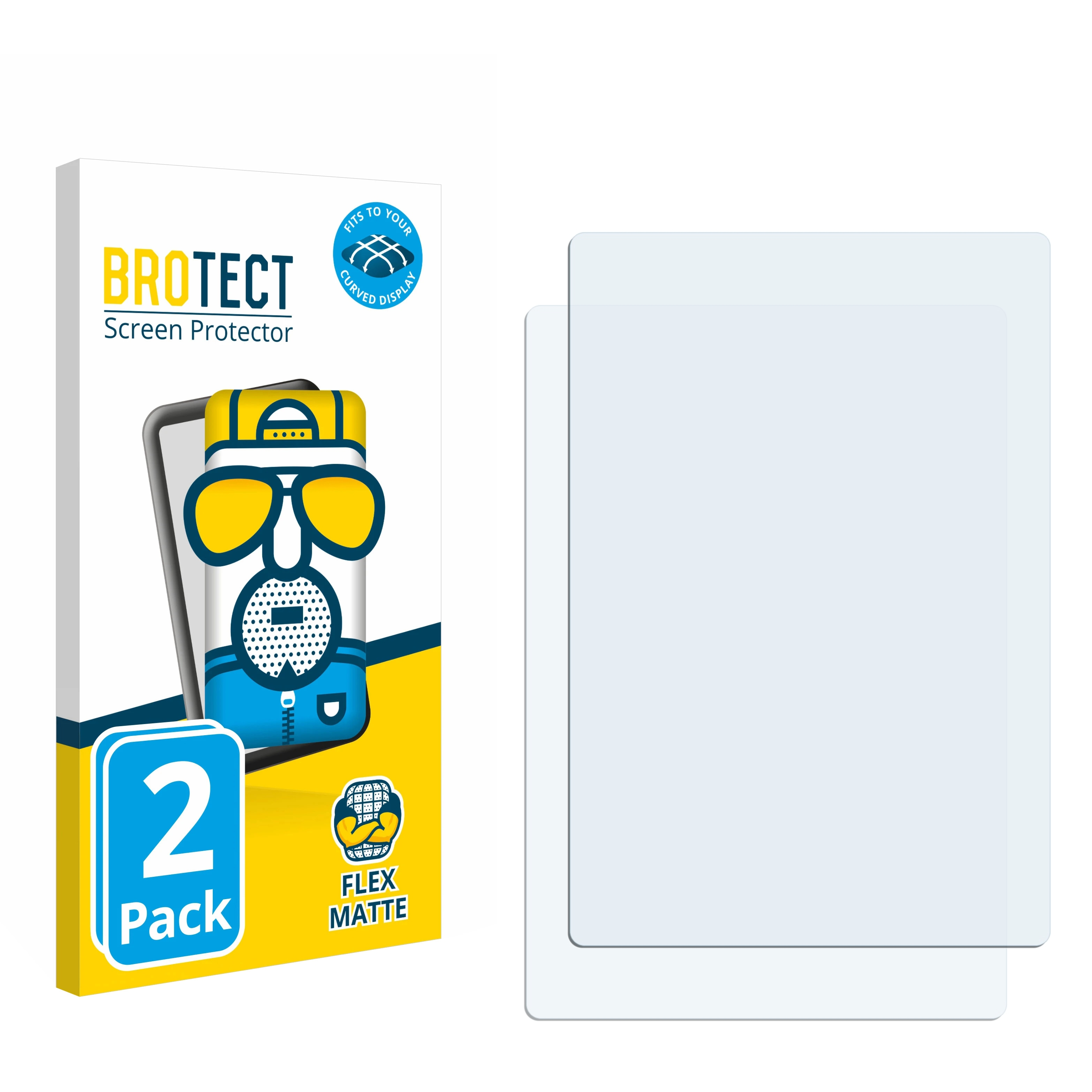 BROTECT 2x Flex matt Full-Cover 2009 3D Gen.)) (5. Schutzfolie(für Curved nano Apple iPod