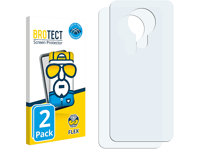 Full-Cover Schutzfolie(für Curved 3D Nokia 5.3) Flex 2x BROTECT