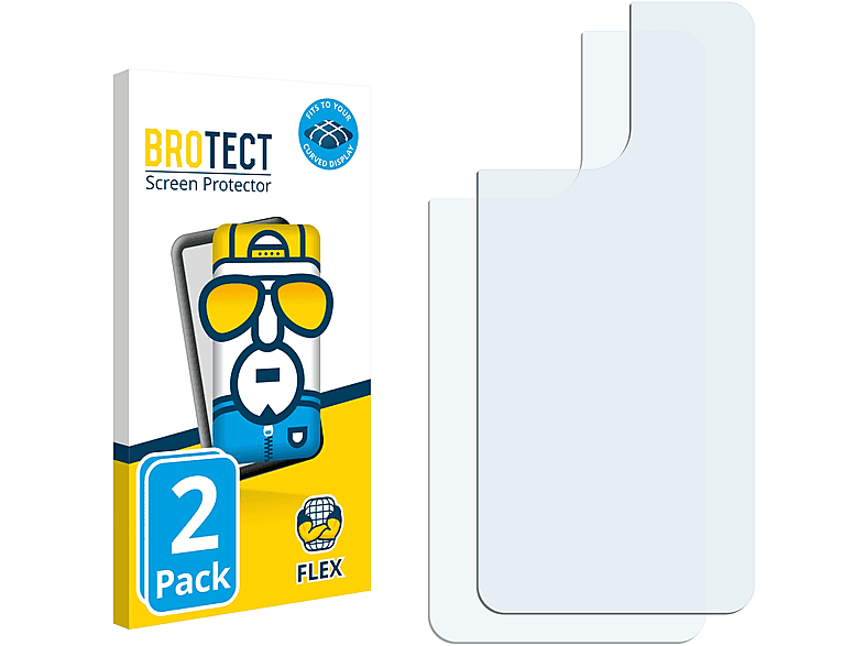 BROTECT 2x Flex Curved Schutzfolie(für 3D Pro) X3 Full-Cover Find Oppo