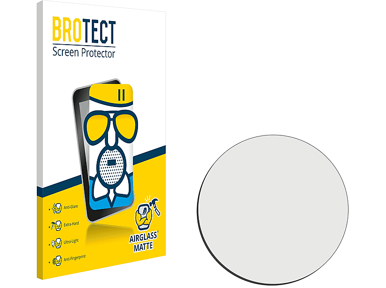 BROTECT 31 ø: mm)) matte Armbanduhren Schutzfolie(für Universal (Kreisrund, Airglass