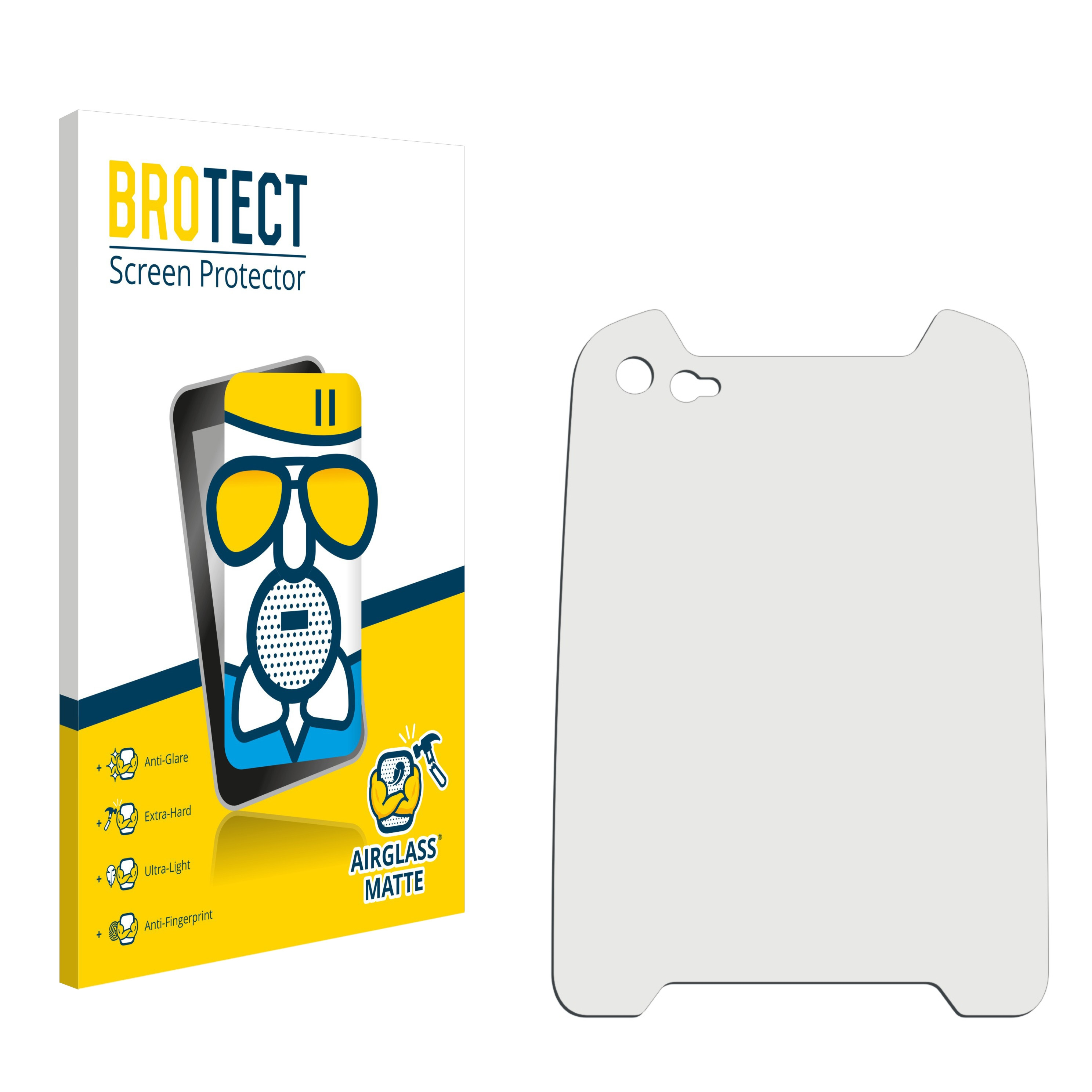 BROTECT Airglass matte Schutzfolie(für Funktel IS320.1 Ex)
