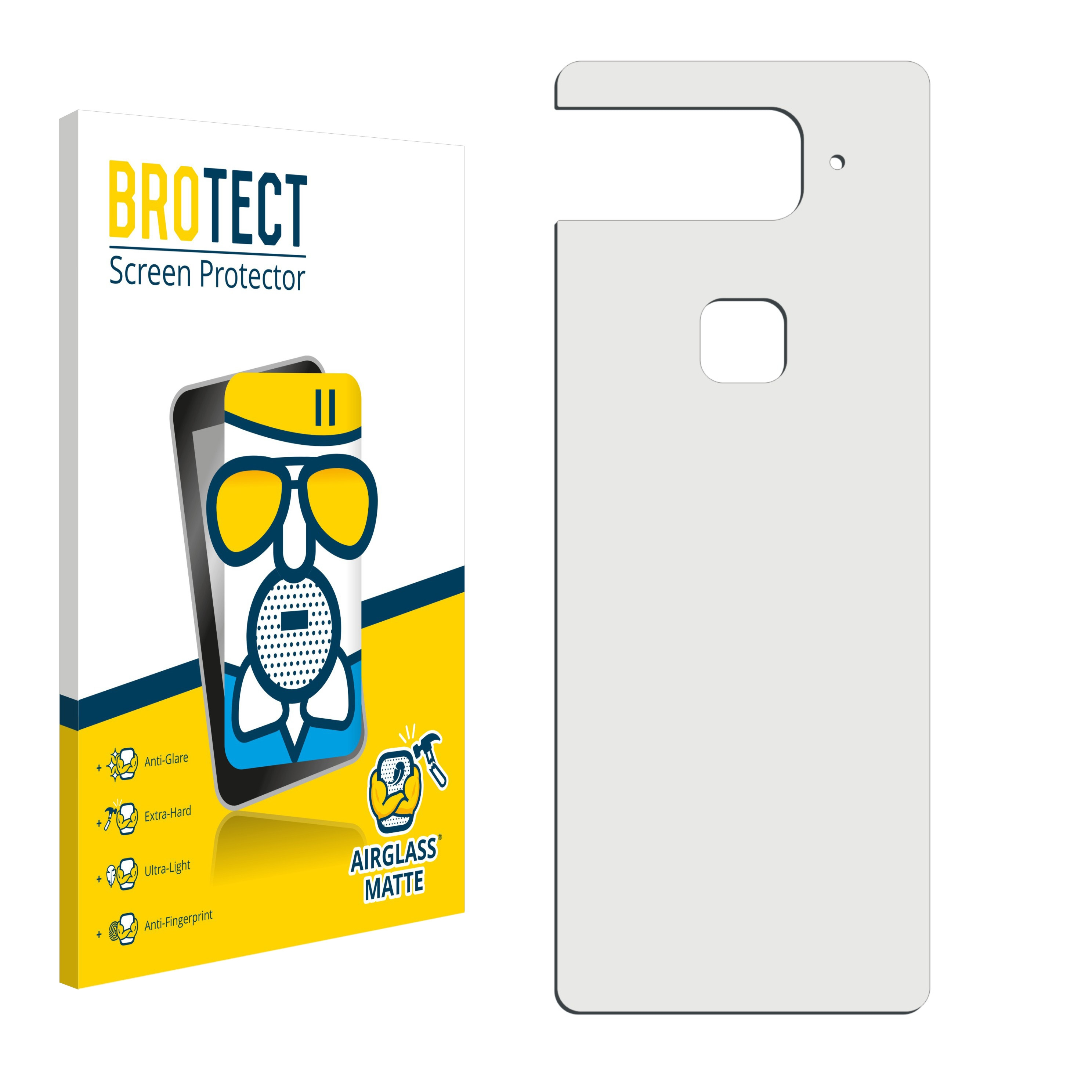 BROTECT Schutzfolie(für matte for Insiders) Airglass ASUS Smartphone Snapdragon