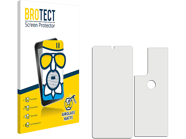 BROTECT Airglass matte Schutzfolie(für Motorola Pro) Edge S