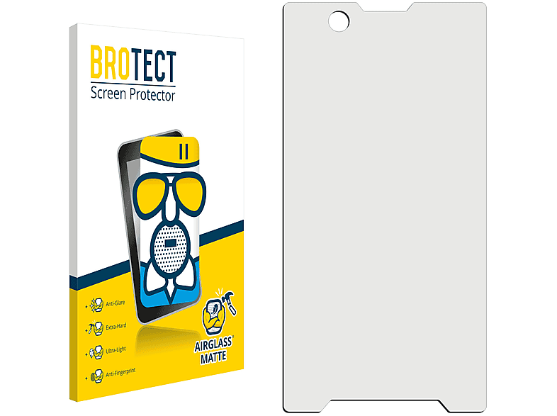 Tough 2) BROTECT Bittium Airglass Mobile matte Schutzfolie(für