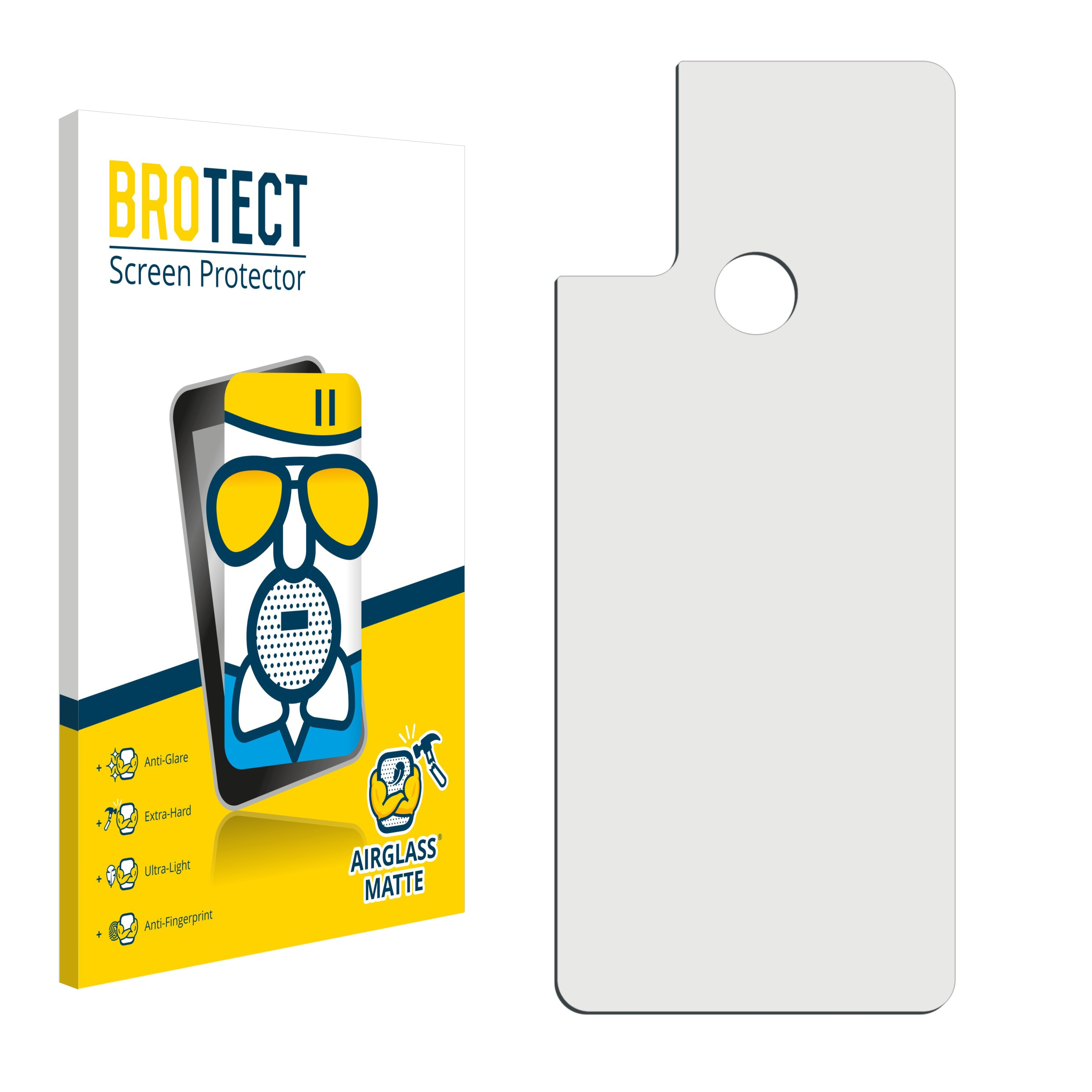 BROTECT Airglass Alcatel matte 2021) 1S Schutzfolie(für
