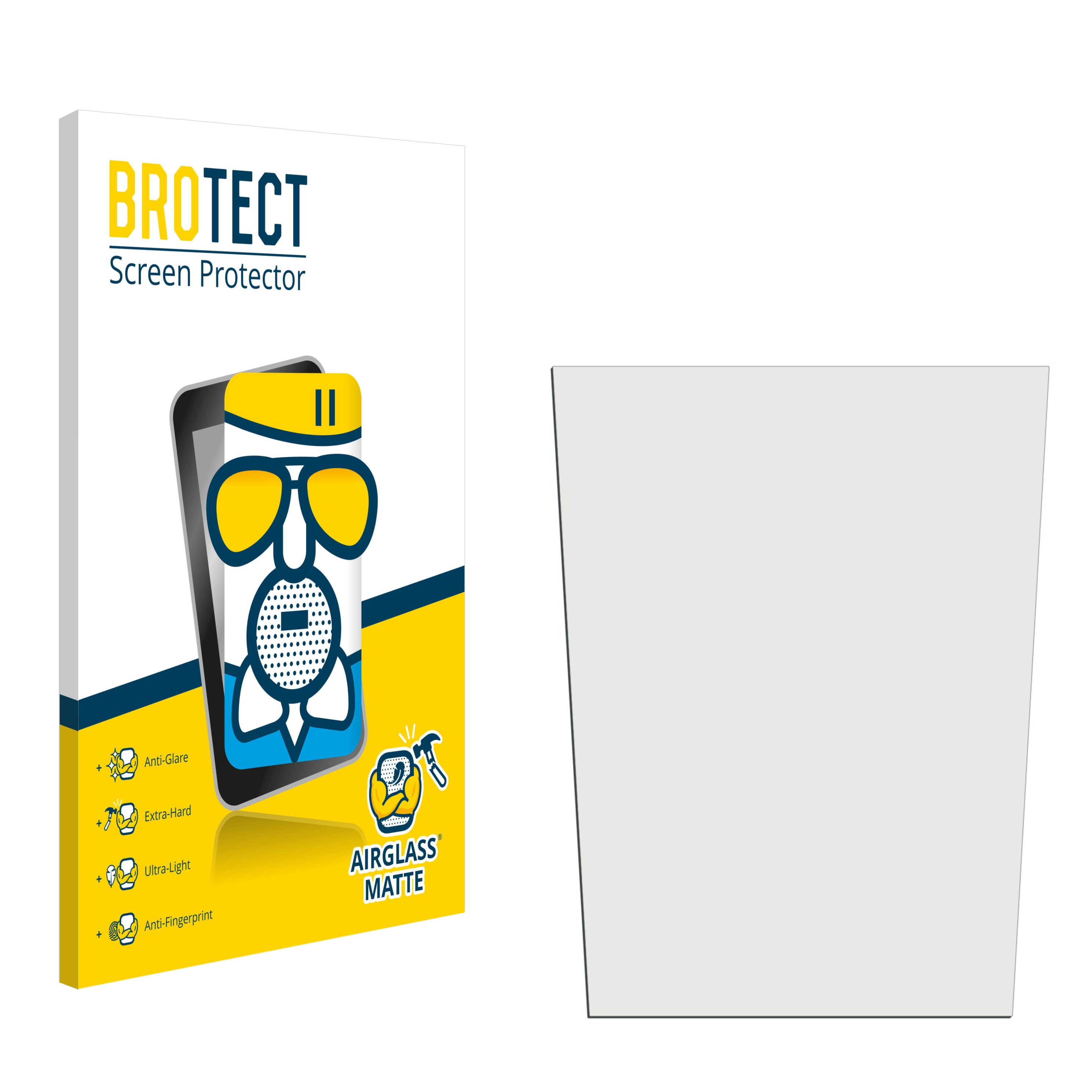 BROTECT Airglass matte Schutzfolie(für Carbar 2013-2019 Android) Vertikale Mondeo 13.6\