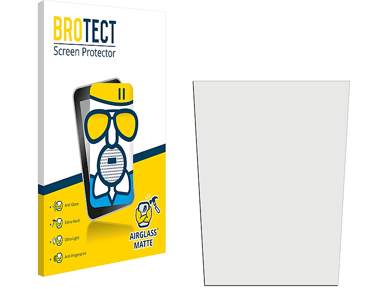 BROTECT Airglass matte Schutzfolie(für Carbar 2013-2019 Vertikale Screen Mondeo Ford 13.6\