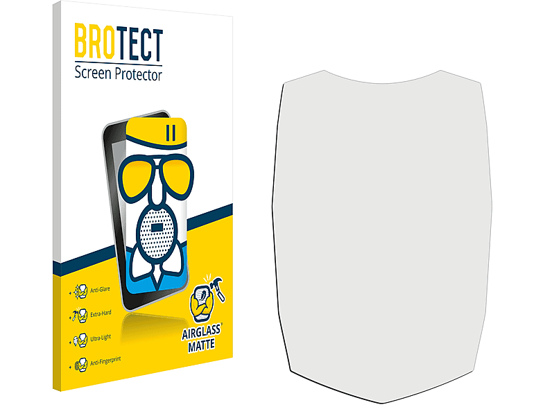 BROTECT Airglass Schutzfolie(für Dinoka matte Computer) Bike