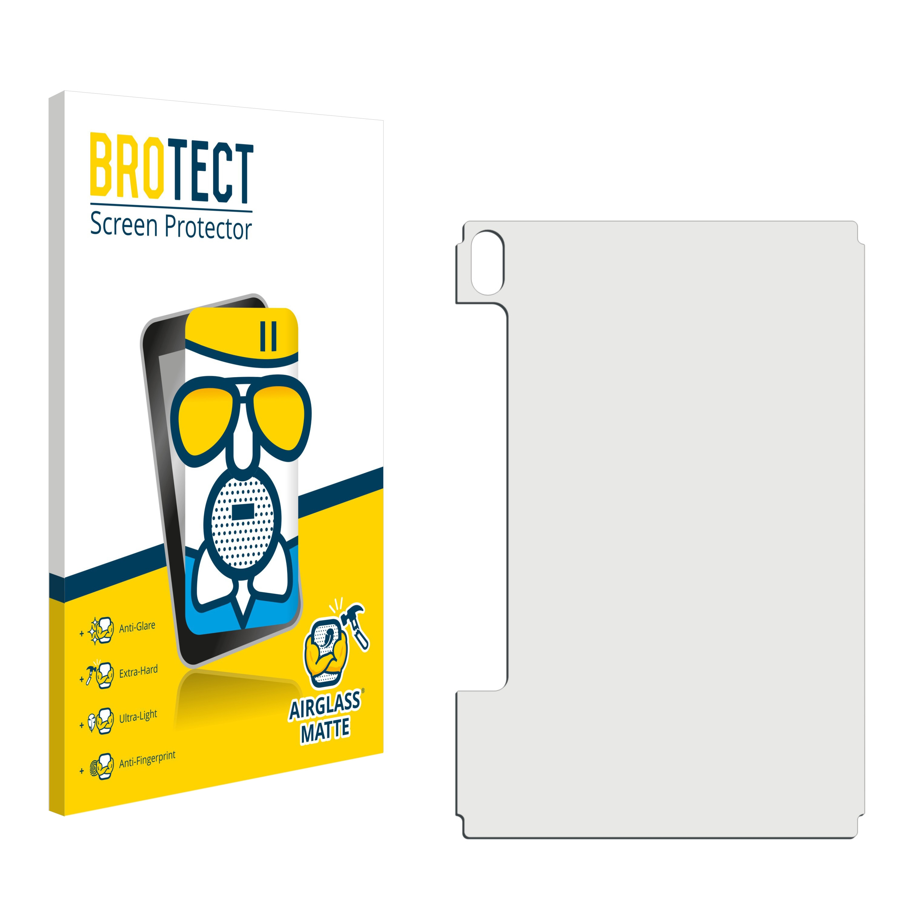 BROTECT Airglass 5G S6 Galaxy Tab Schutzfolie(für LTE Samsung matte 2020)