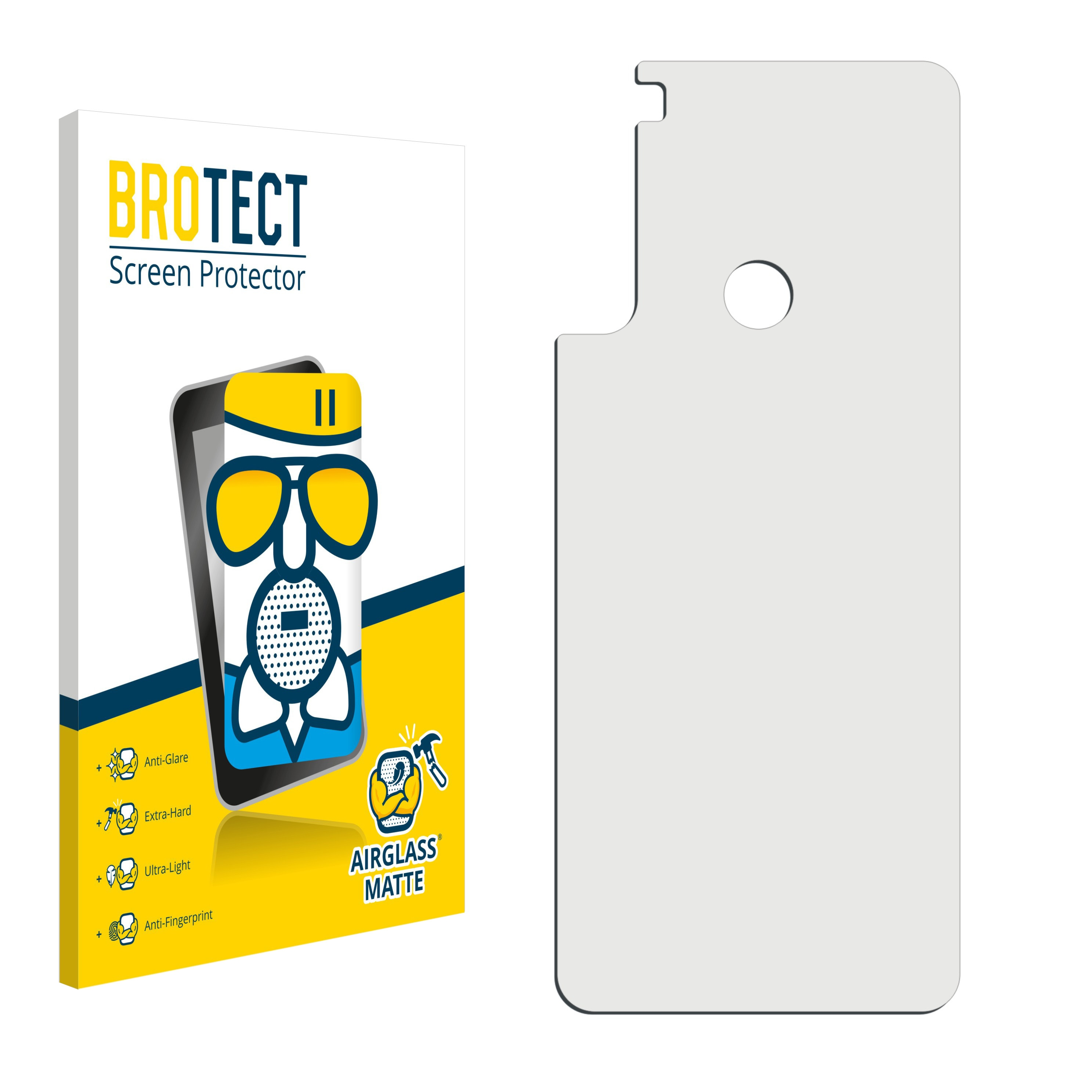 BROTECT Airglass matte Schutzfolie(für Xiaomi Redmi Note 8T)