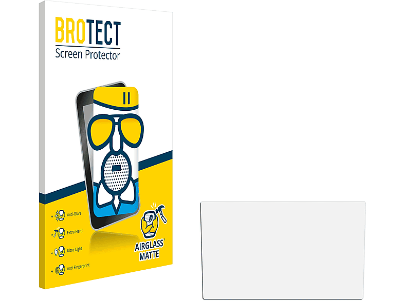 BROTECT Airglass matte Schutzfolie(für Seat Toledo IV 2012-2019 Media System Plus 2016 (Trapez))