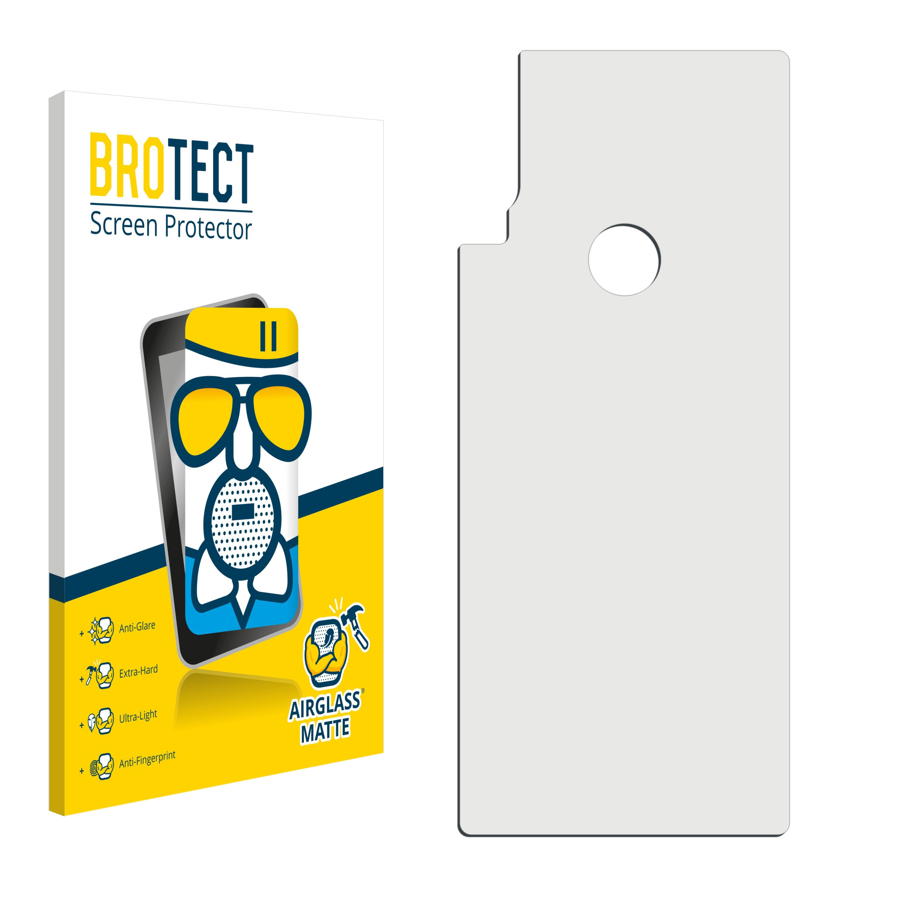 Airglass BROTECT 2020) 1S Schutzfolie(für Alcatel matte