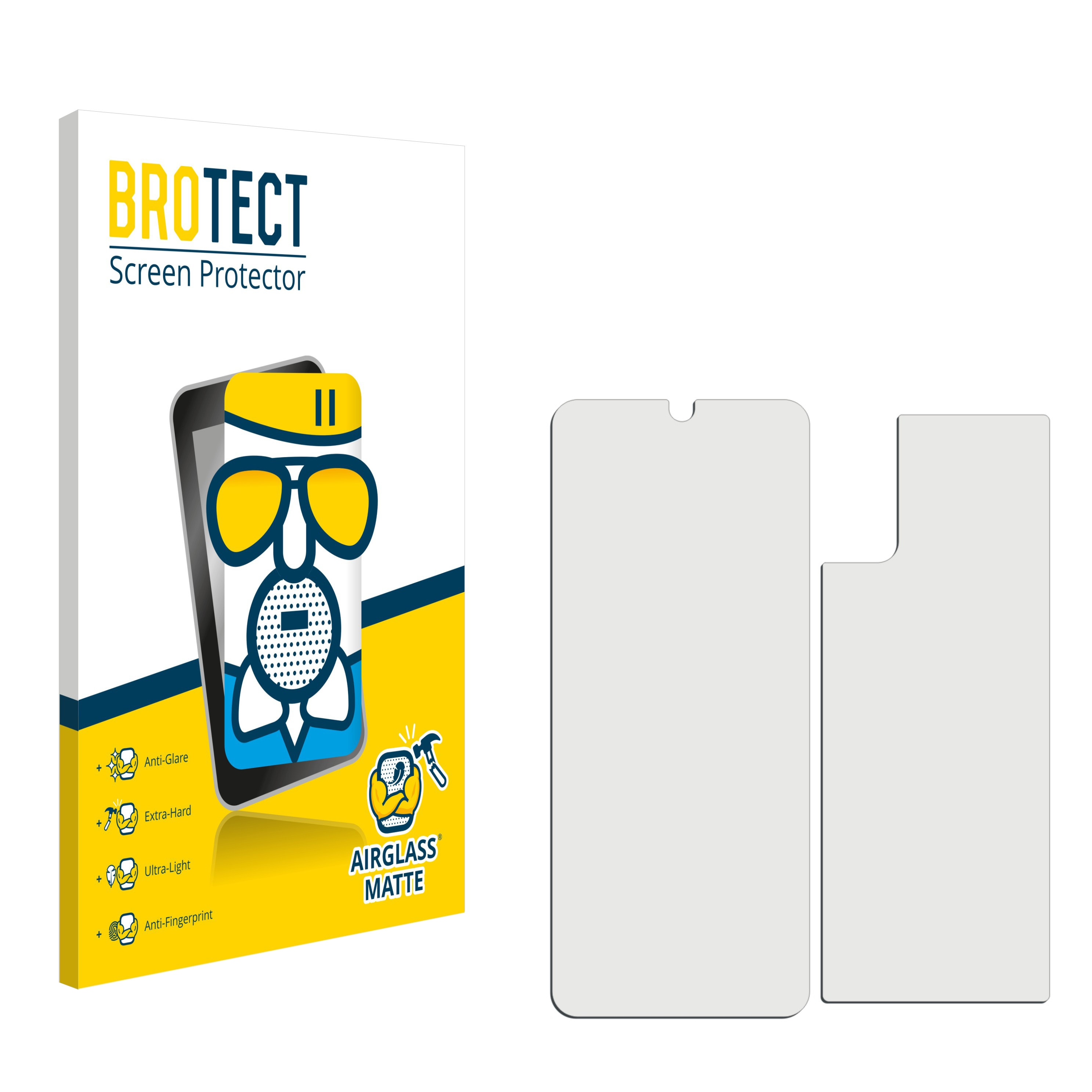 BROTECT Airglass matte Schutzfolie(für Samsung Galaxy S20)