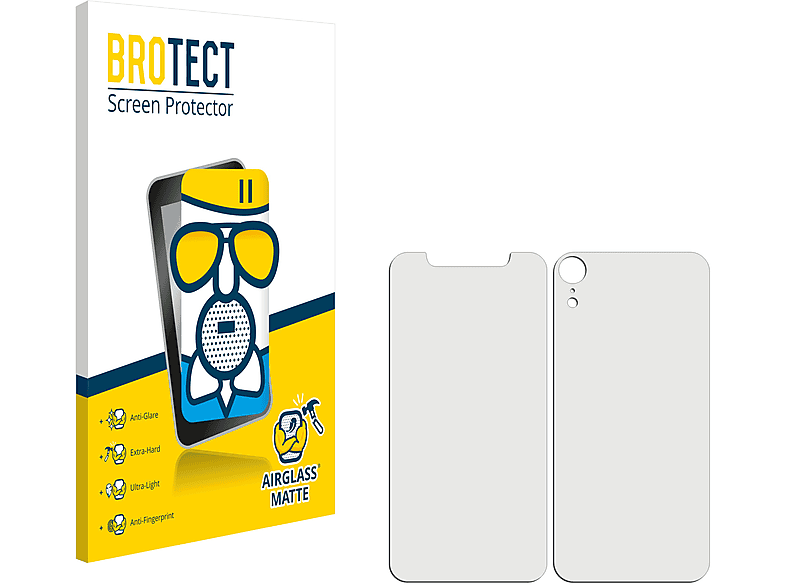 BROTECT Airglass matte iPhone XR) Apple Schutzfolie(für