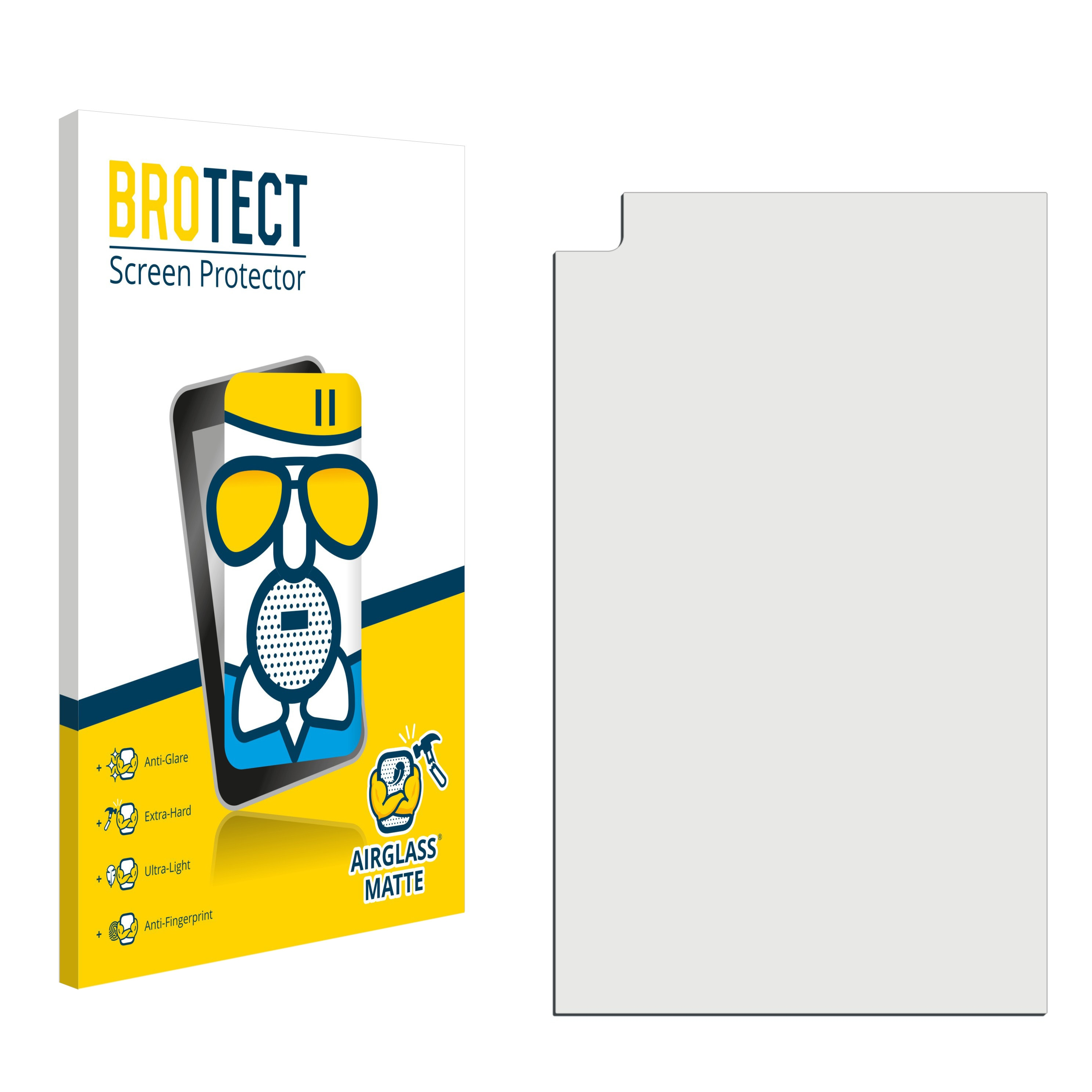 BROTECT Airglass matte Schutzfolie(für (Hochformat)) Tab A7 2021 LTE Lite Galaxy Samsung