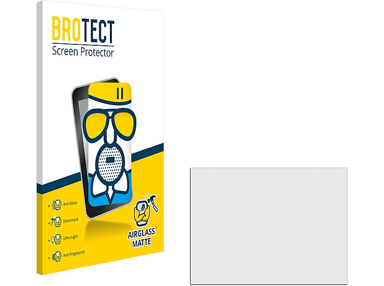 BROTECT Airglass matte 600 HMI Color Basic KTP Siemens PN) Schutzfolie(für Simatic