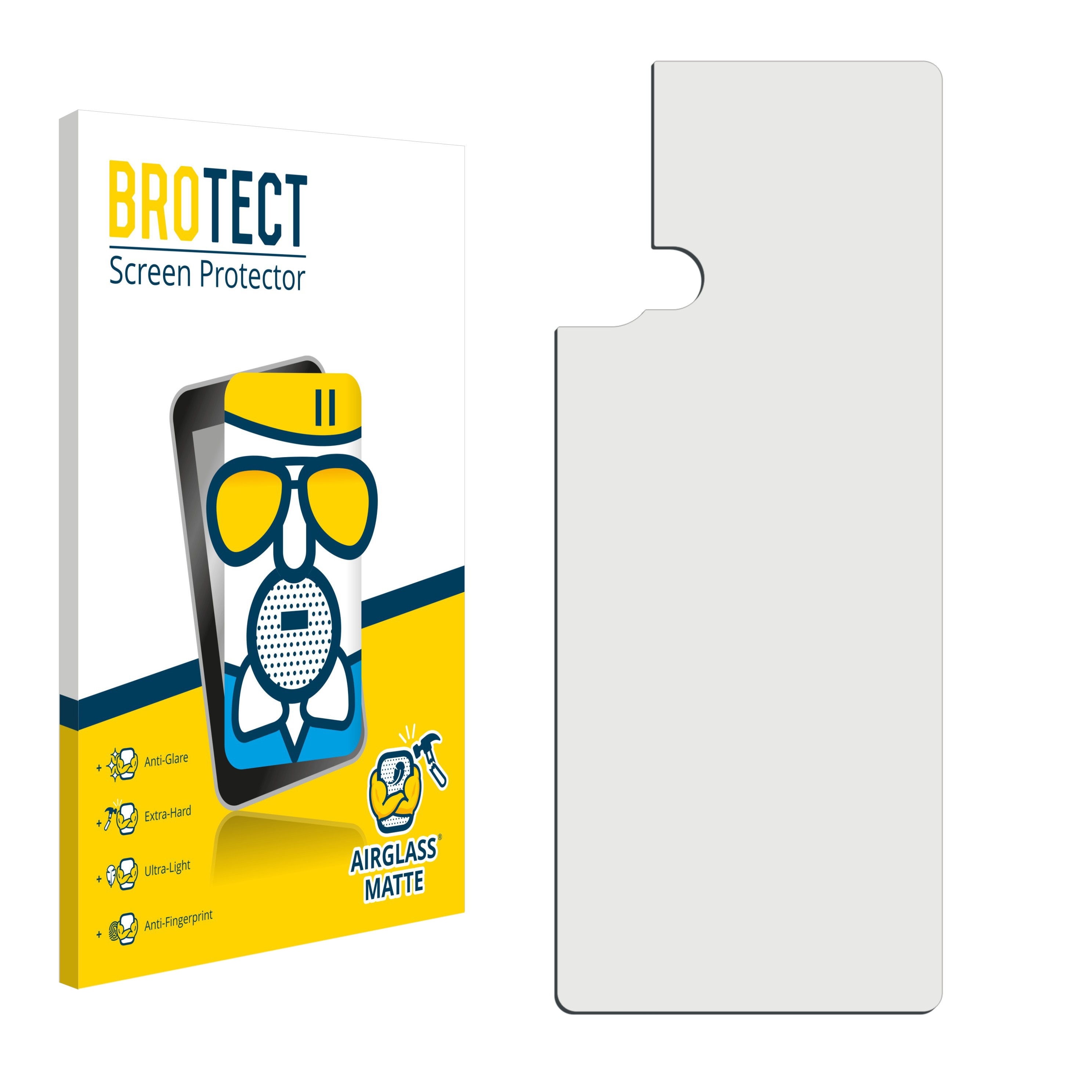 OnePlus 5G) Schutzfolie(für Airglass matte CE BROTECT Nord