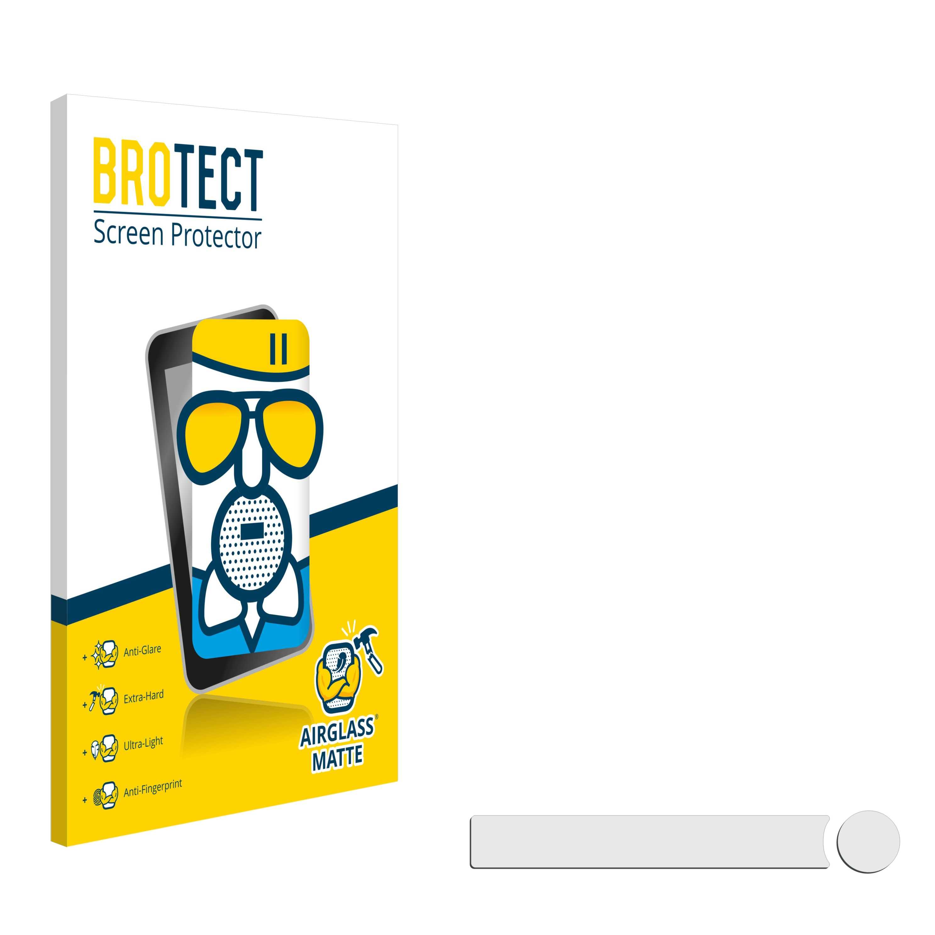 Smart) BROTECT Airglass OptiGrill+ matte Schutzfolie(für Tefal