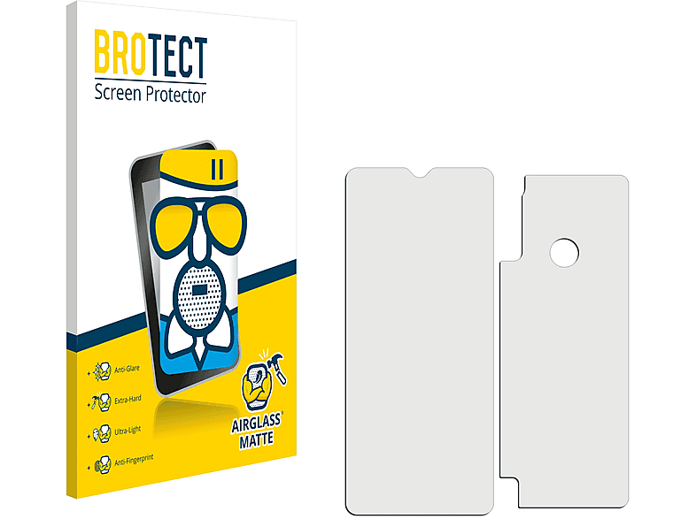 BROTECT Airglass Power G8 Schutzfolie(für Motorola matte Moto Lite)