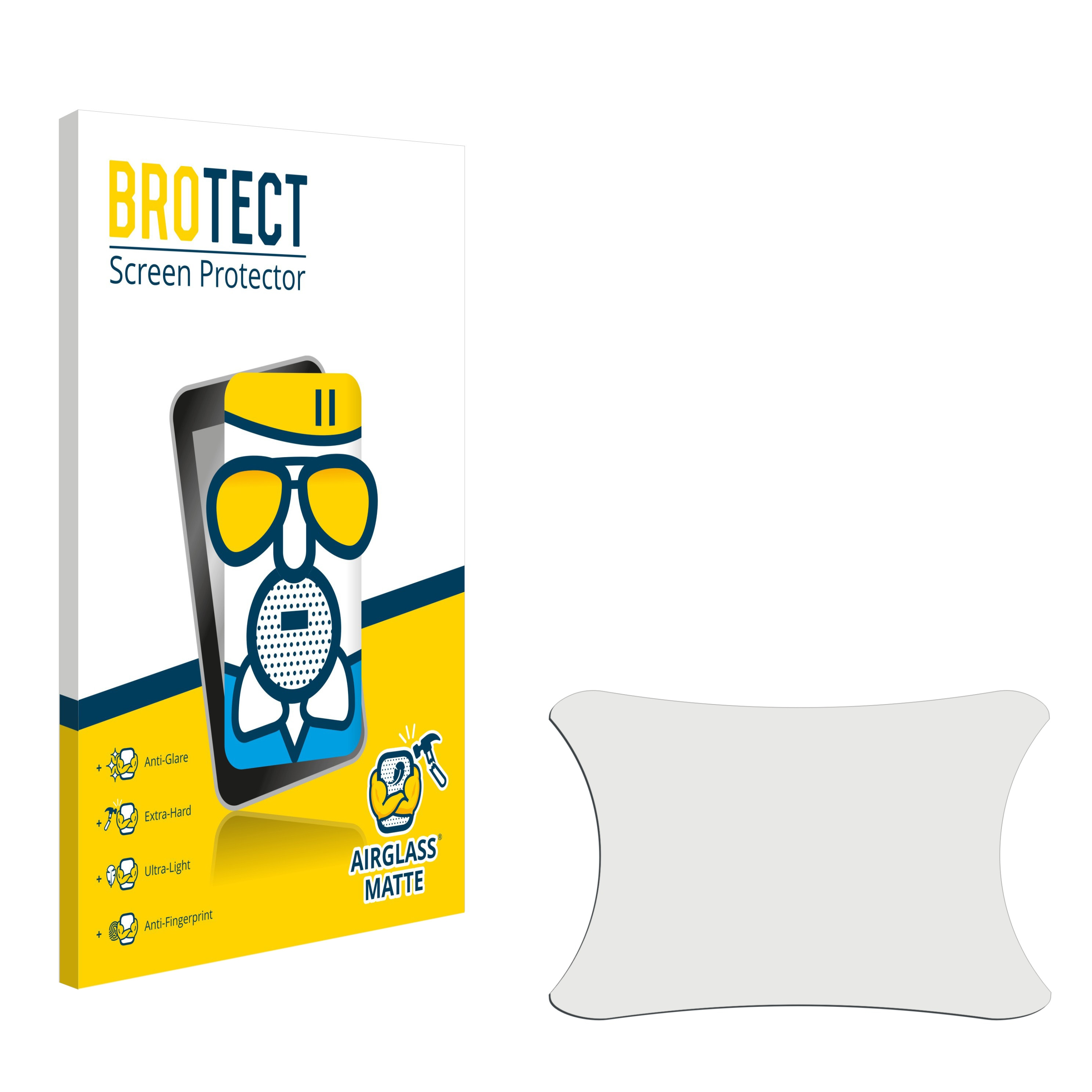 BROTECT Airglass matte Schutzfolie(für Lezyne GPS) Macro Plus