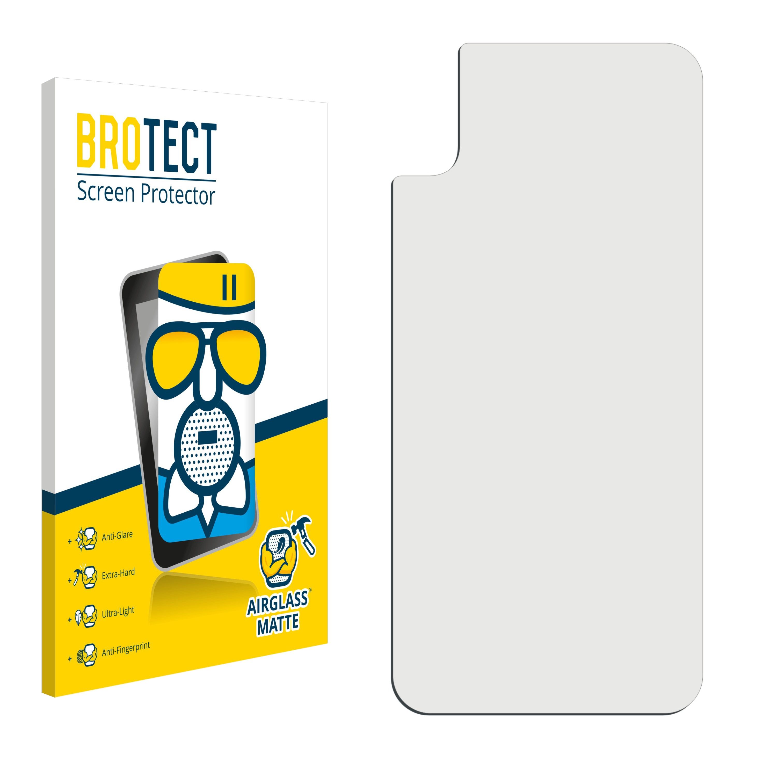 BROTECT Airglass matte Schutzfolie(für Apple Xs) iPhone