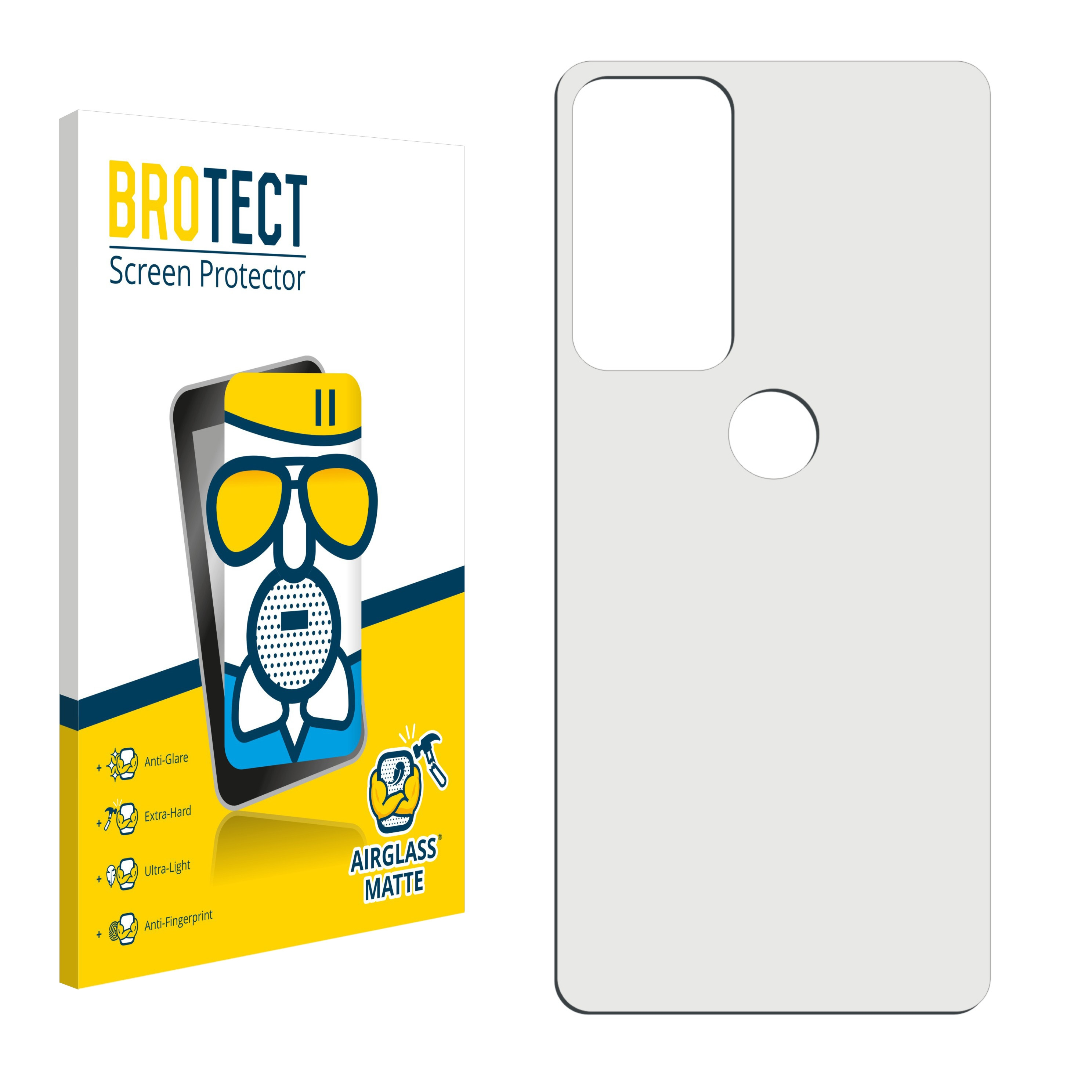 BROTECT Airglass matte Schutzfolie(für 20) Edge Motorola