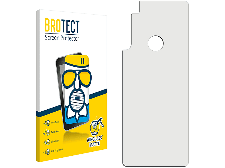 BROTECT Airglass matte One Plus) Motorola Fusion Schutzfolie(für