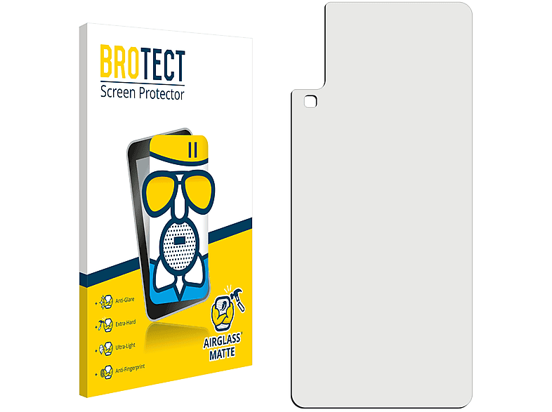 Schutzfolie(für matte BROTECT Samsung Galaxy A7 2018) Airglass