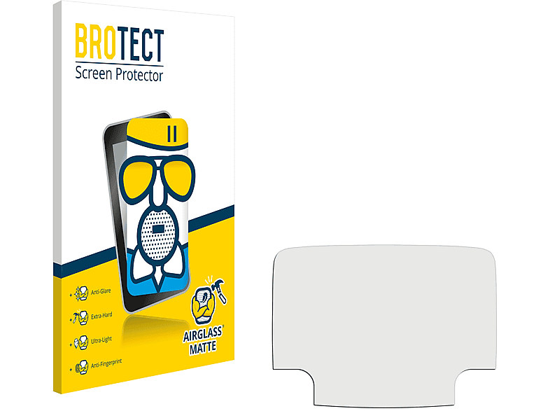 BROTECT Airglass matte Schutzfolie(für Fiat 500L Cross 2017-2020 Uconnet 7\