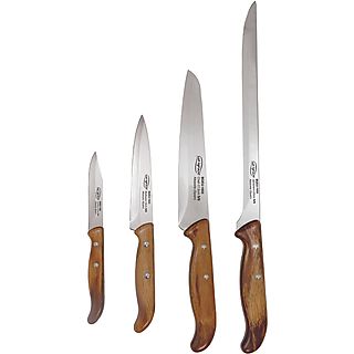 Set de cuchillos - BERGNER BGEU-1655, Acero inoxidable, Plata