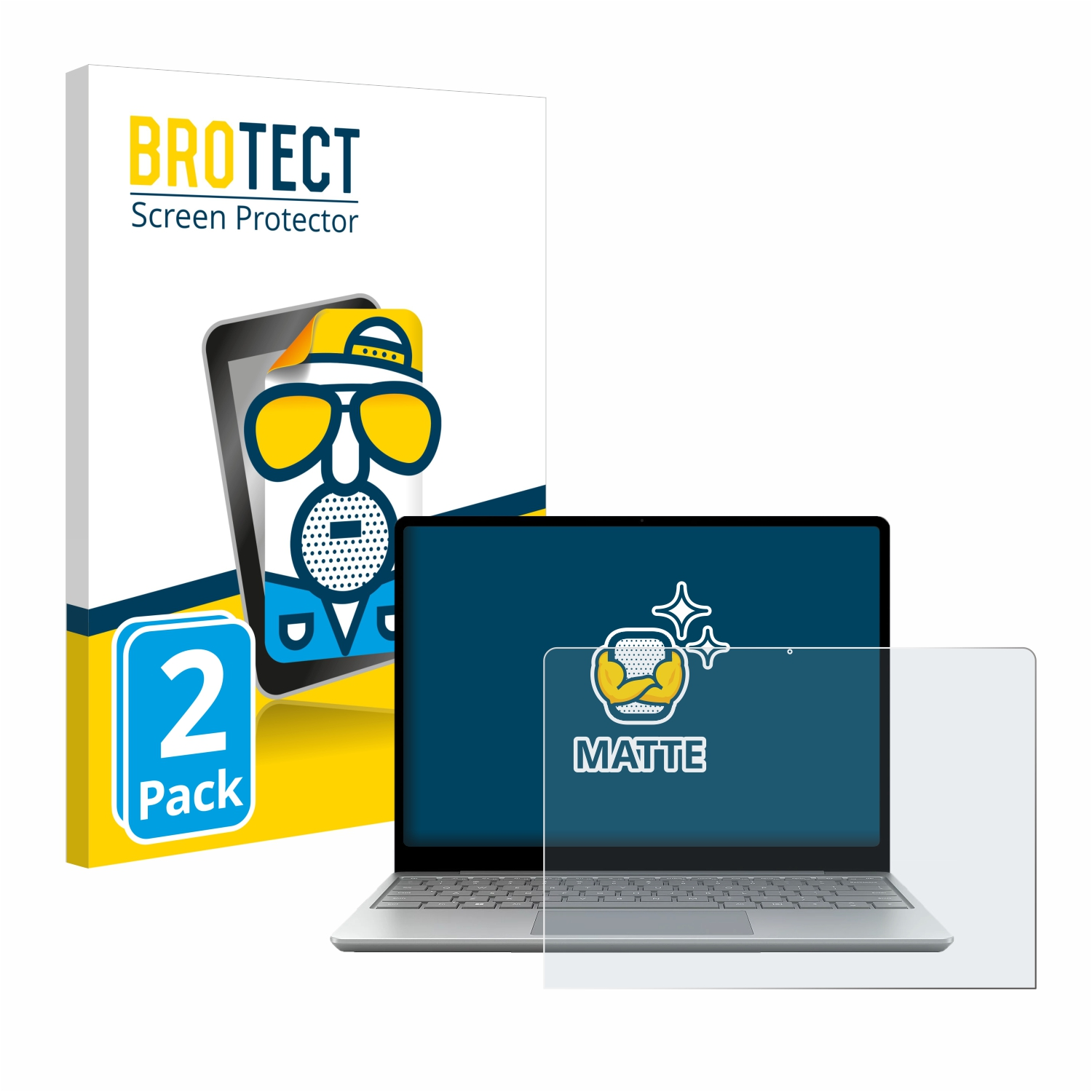 matte Schutzfolie(für Surface Laptop 3 Business) 2x Microsoft Go BROTECT