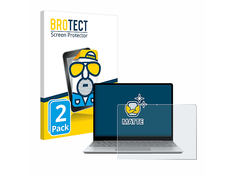BROTECT 2x Schutzfolie(für 3 Microsoft matte Surface Laptop Go Business)