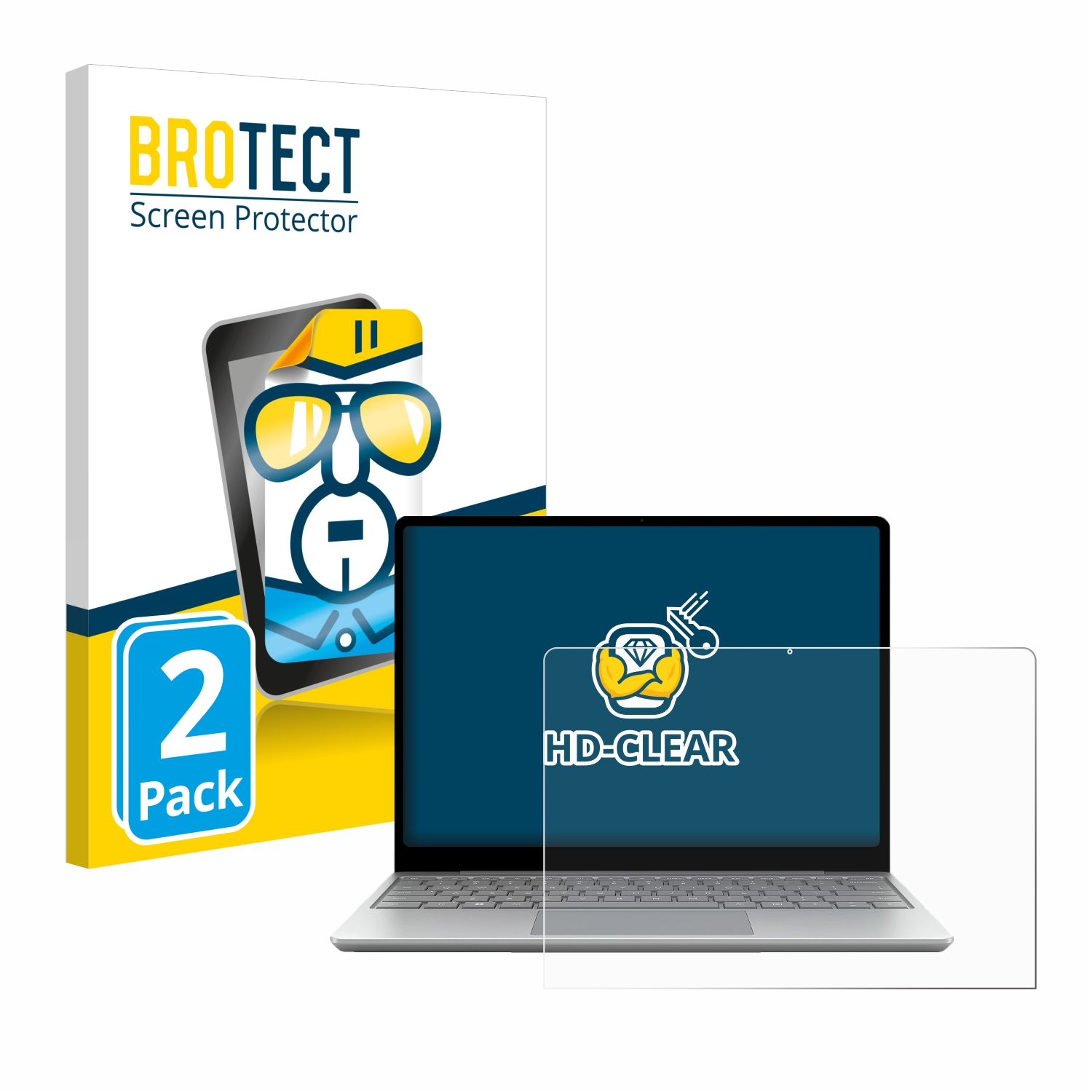 Laptop Surface Business) Schutzfolie(für 3 BROTECT klare Go 2x Microsoft