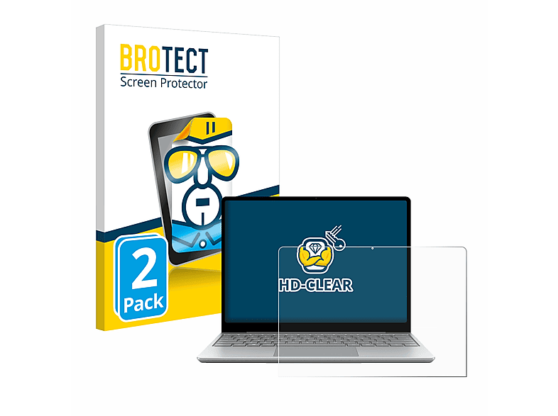 BROTECT 2x klare Schutzfolie(für Microsoft Surface Laptop Go 3 Business)