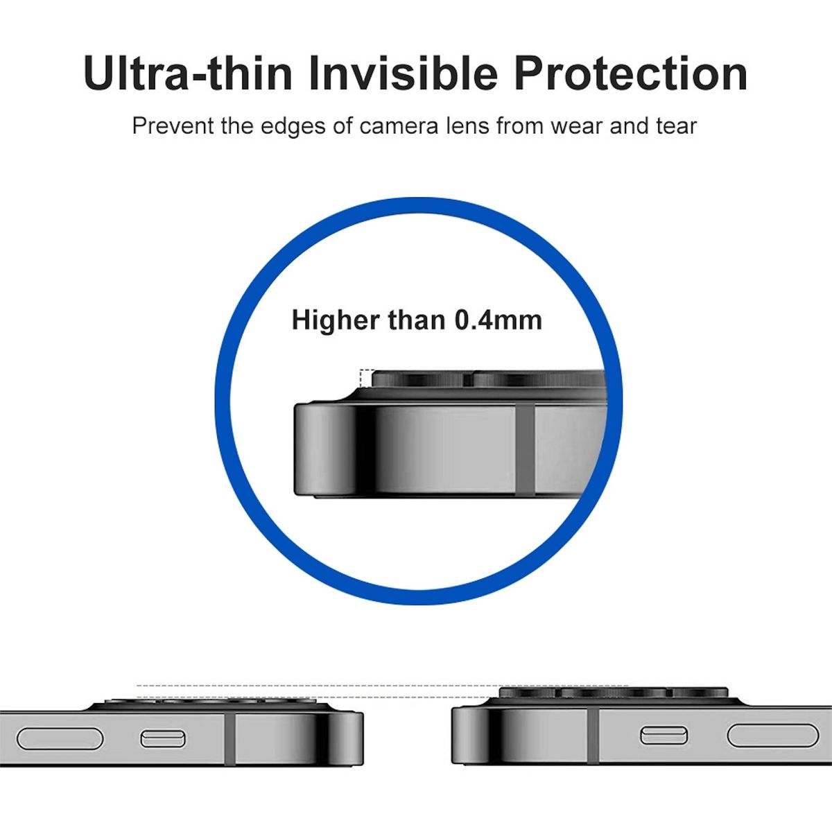 WIGENTO Kamera Linse Apple Apple iPhone Plus) Schutzglas(für 15 Schutz Glas / 15