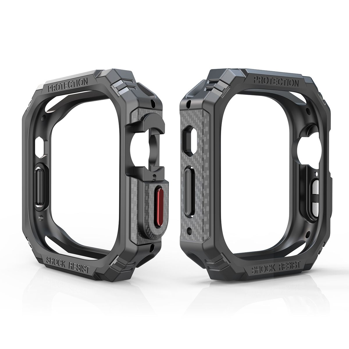 2 + Watch WIGENTO Shockproof 49mm) Smartwatchhülle(für Ultra 1 Apple Hülle Design