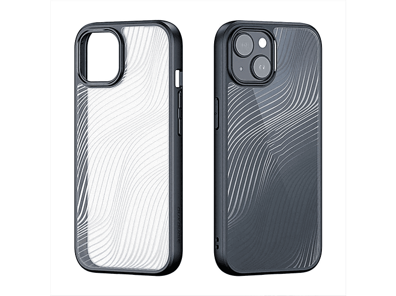 WIGENTO TPU / Hülle, PC Schwarz Frosted Design Backcover, Feel iPhone 15, Apple